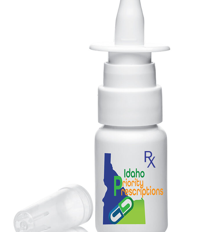 RX Nasal Spray with Idaho Priority Prescriptions label