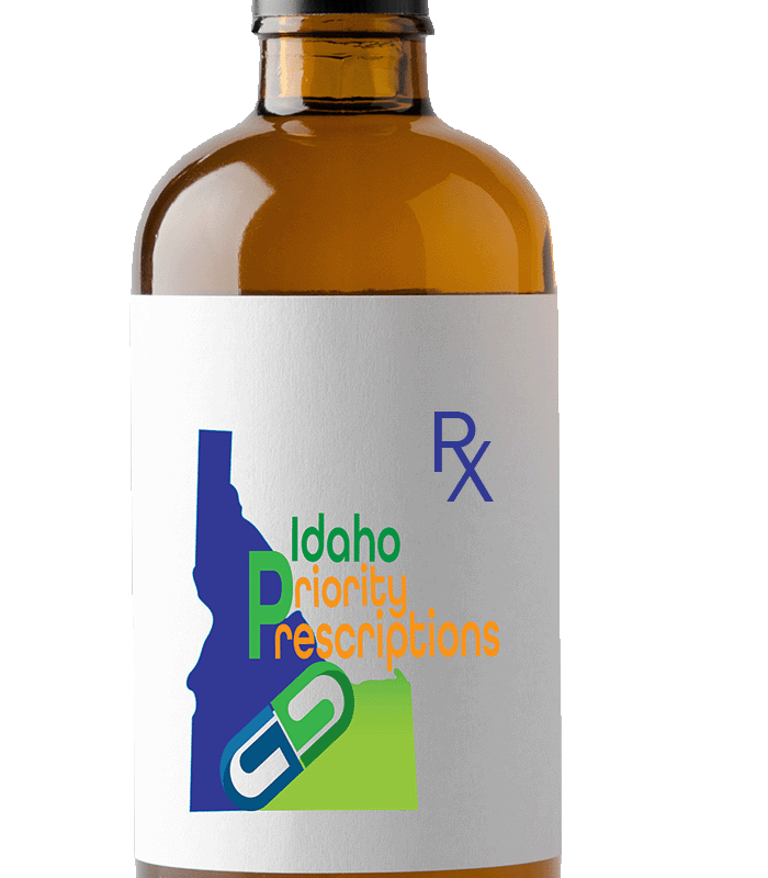 RX Solution Bottle with Idaho Priority Prescriptions label